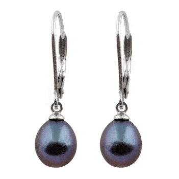 Aretes de perlas de agua dulce