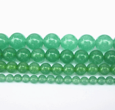 AVENTURINA verde Natural Jade Piedra Preciosa Redonda con cuentas de 15" 4mm 6mm 8mm 10mm 12mm 