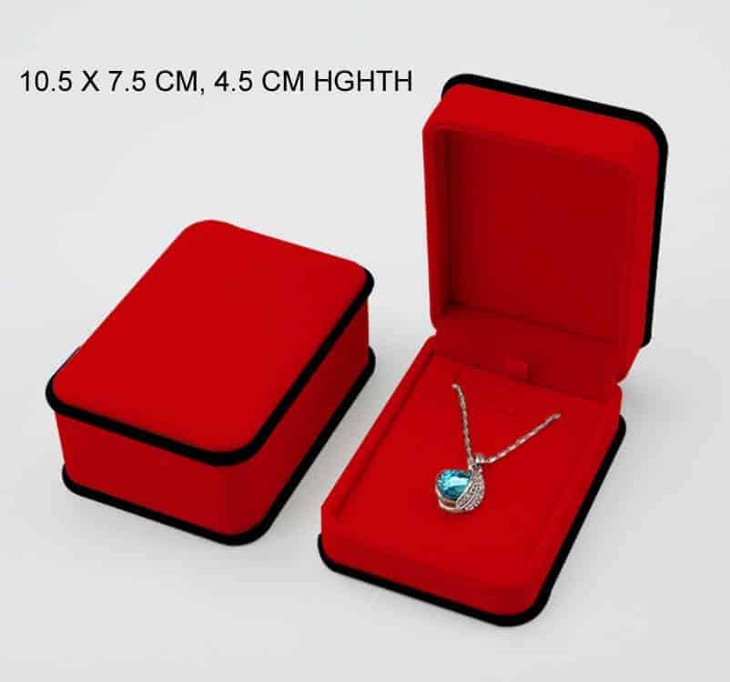 Red Velvet jewelry boxes for ring,earing,pendant,necklace - FromOcean.com