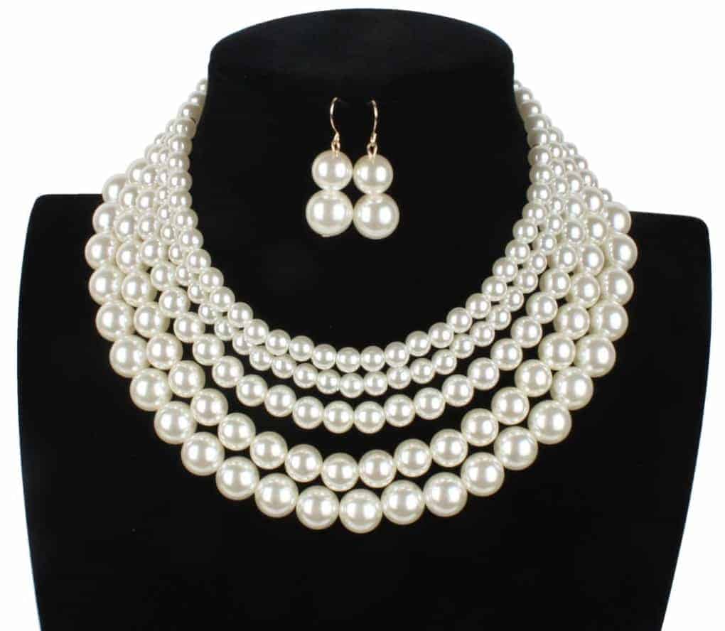 Cheap Bridesmaid Jewelry Sets Wholesale In Bulk Pearl Crystal