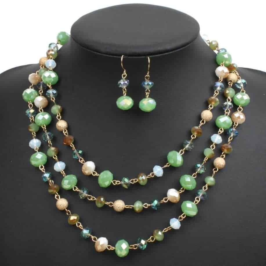 Wholesale handmade Women Fashion Handmade Crystal multi-layer necklace ...
