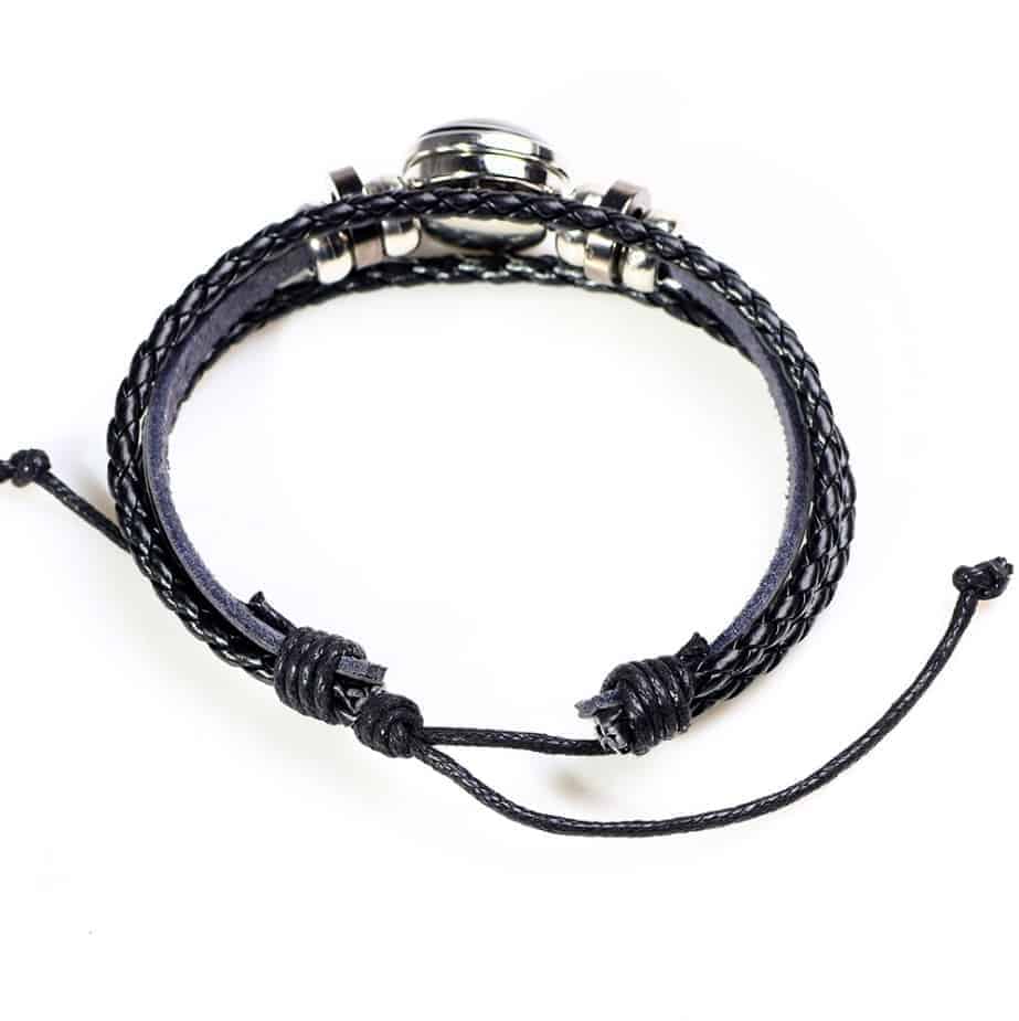 Real Leather Weaving Constellation bracelet,Taurus - FromOcean.com