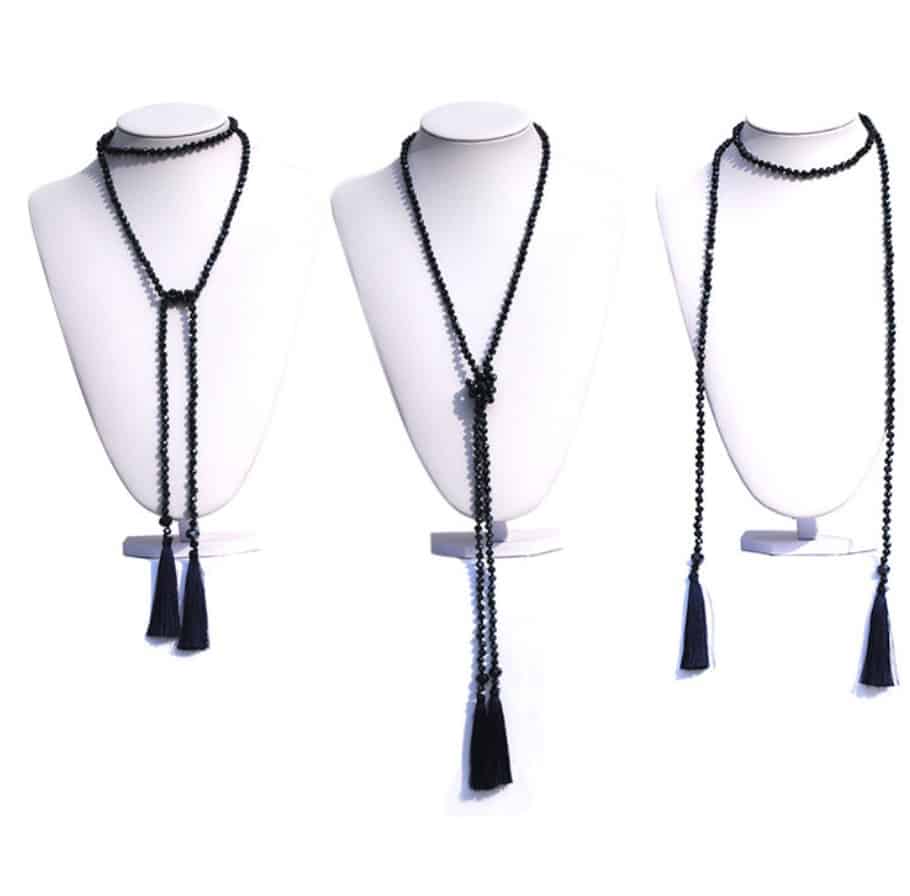 Boho Colorful Tassel Long Necklaces Handmade Beaded Pendant - Temu