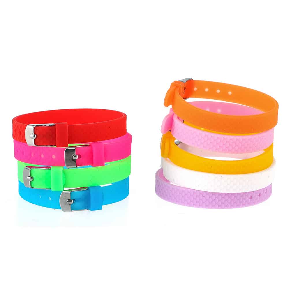 Cute Silicone Wristbands Bracelets with Ornament Charms Baby Kids ...