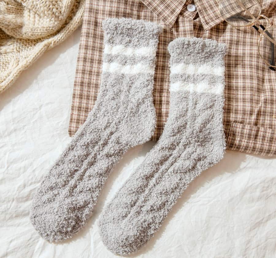 Winter Socks for girls - Fuzzy Socks - ONE SIZE - FromOcean.com