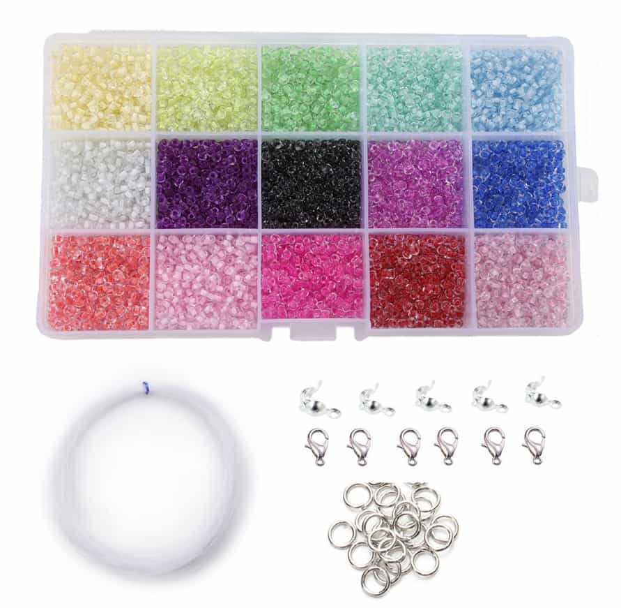Waist Beads Kits 3mm 15 Colors Fromocean Com - Waist Beads Diy Kit