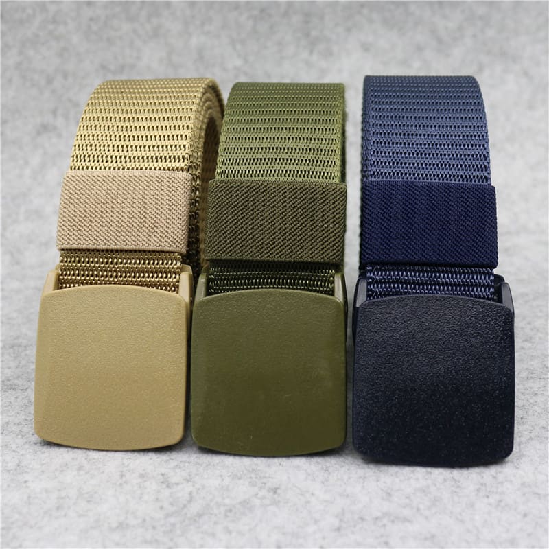 Cinturón de tela de nailon para hombre  cinturón táctico militar de 