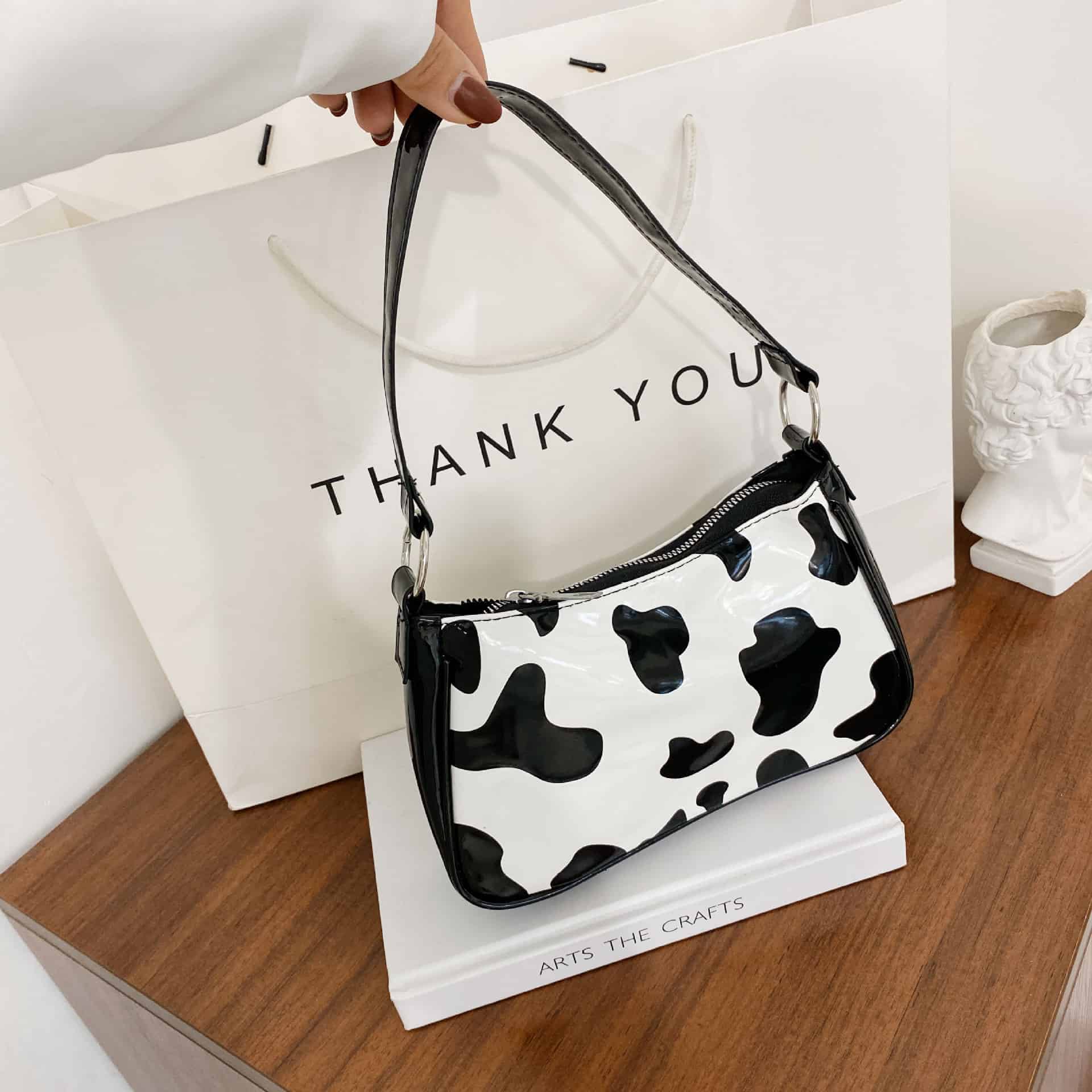Baguette bag for Women, Clutch Bag, Small Shoulder Purse Handbag ...
